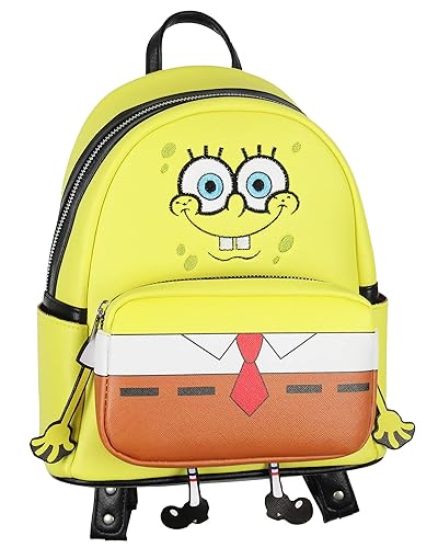 INTIMO Nickelodeon SpongeBob SquarePants Body Hanging Legs Mini Backpack