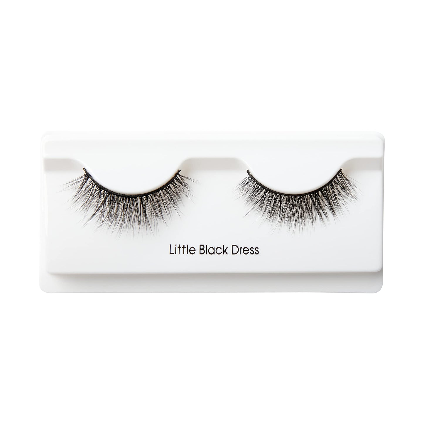 KISS Lash Couture Faux Mink Collection False Eyelashes, ‘Little Black Dress’, 10mm, Easy to Apply, Reusable, Vegan & Cruelty free, No Damage