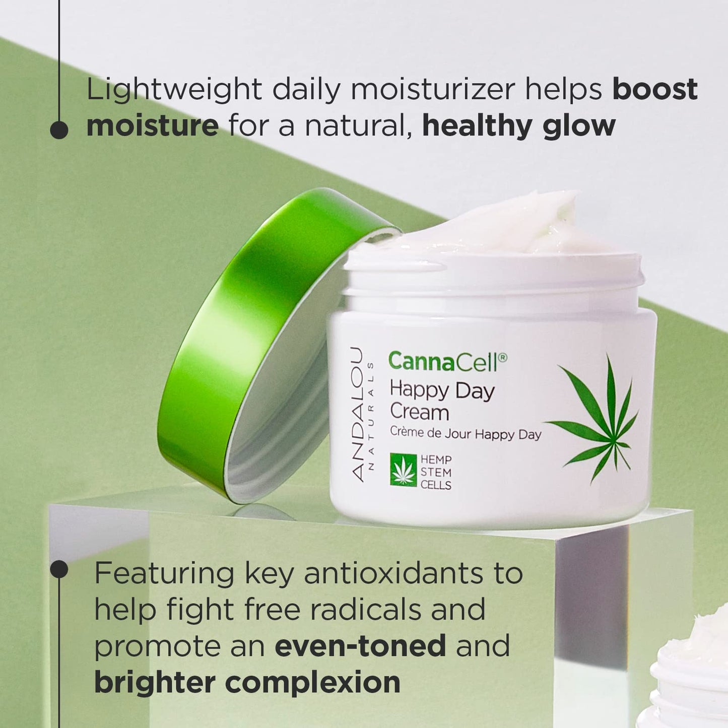 Andalou Naturals Age Defying Rejuvenating Eye Balm - Plant-Based Retinol Alternative - Gentle, Hydrating Eye Cream With Bakuchiol to Help Reduce