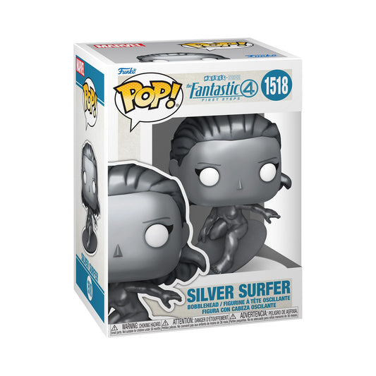 Funko Pop! Marvel: The Fantastic Four: First Steps - Silver Surfer - Fantastic Four (2025) - Collectable Vinyl Figure - Gift Idea - Official…