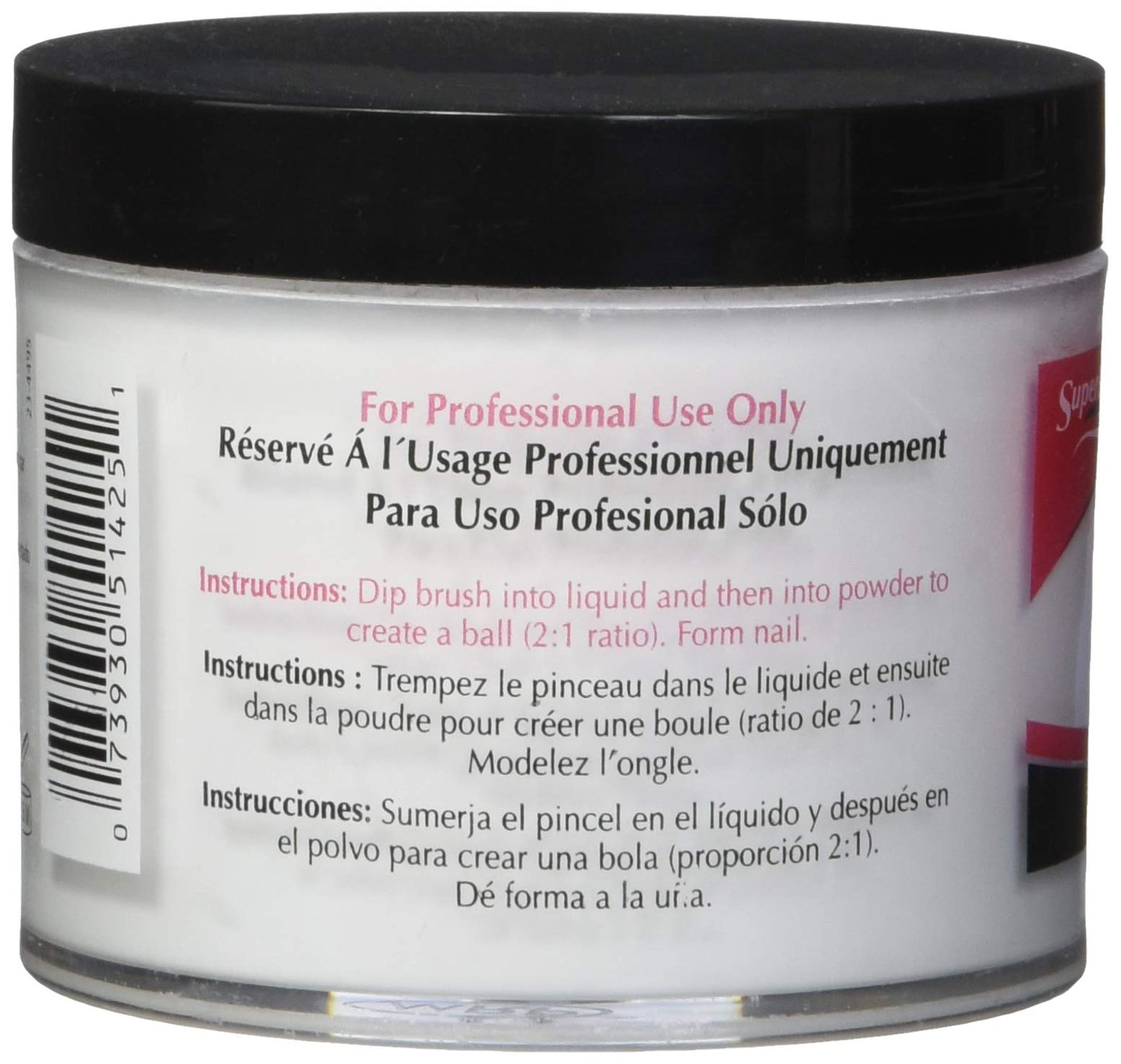 Supernail Nail Powder, White, 4 Ounce Beauty & Personal Care SuperNail