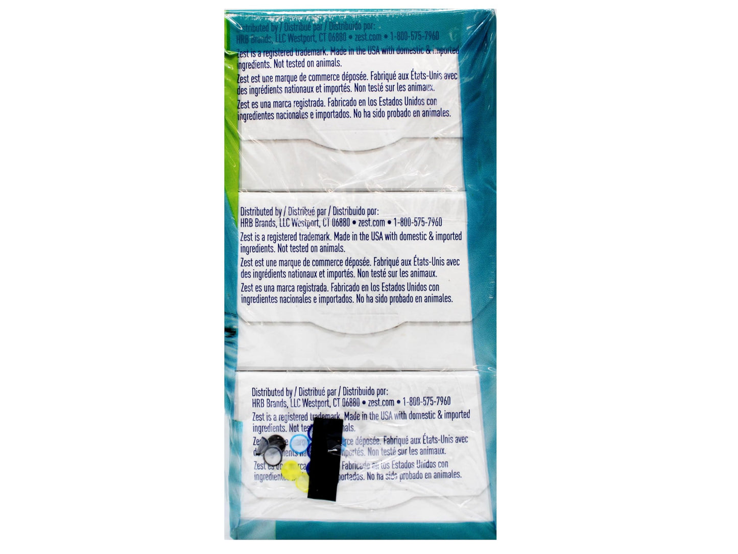 Zest Aqua Deodorant Bar Soap 3 ct (Pack of 12)
