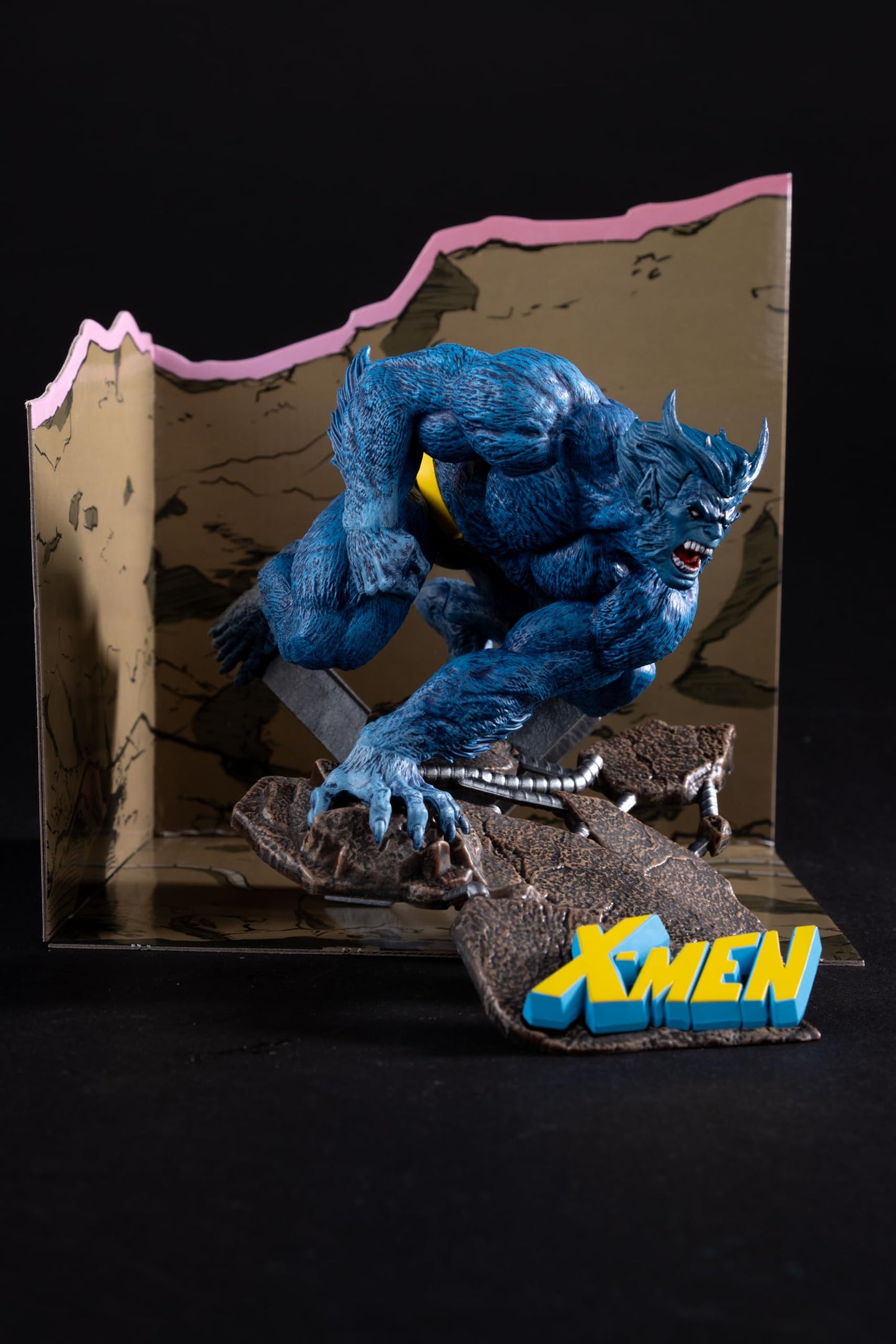 McFarlane Marvel Beast 1:10th Scale Collectible with Scene (X-Men #1) Toys