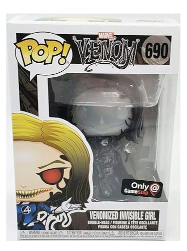 Funko Pop! Marvel Fantastic Four Venomized Invisible Girl Clear Variant Exclusive Figure Repaired ARM