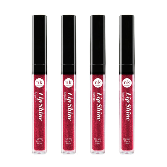 NICKA K NEW YORK Lip Shine, Cosmetics, vibrant colors, bright colors, shining lips, lip shine, long lasting (AMZ232) Beauty & Personal Care NICKA K NEW YORK