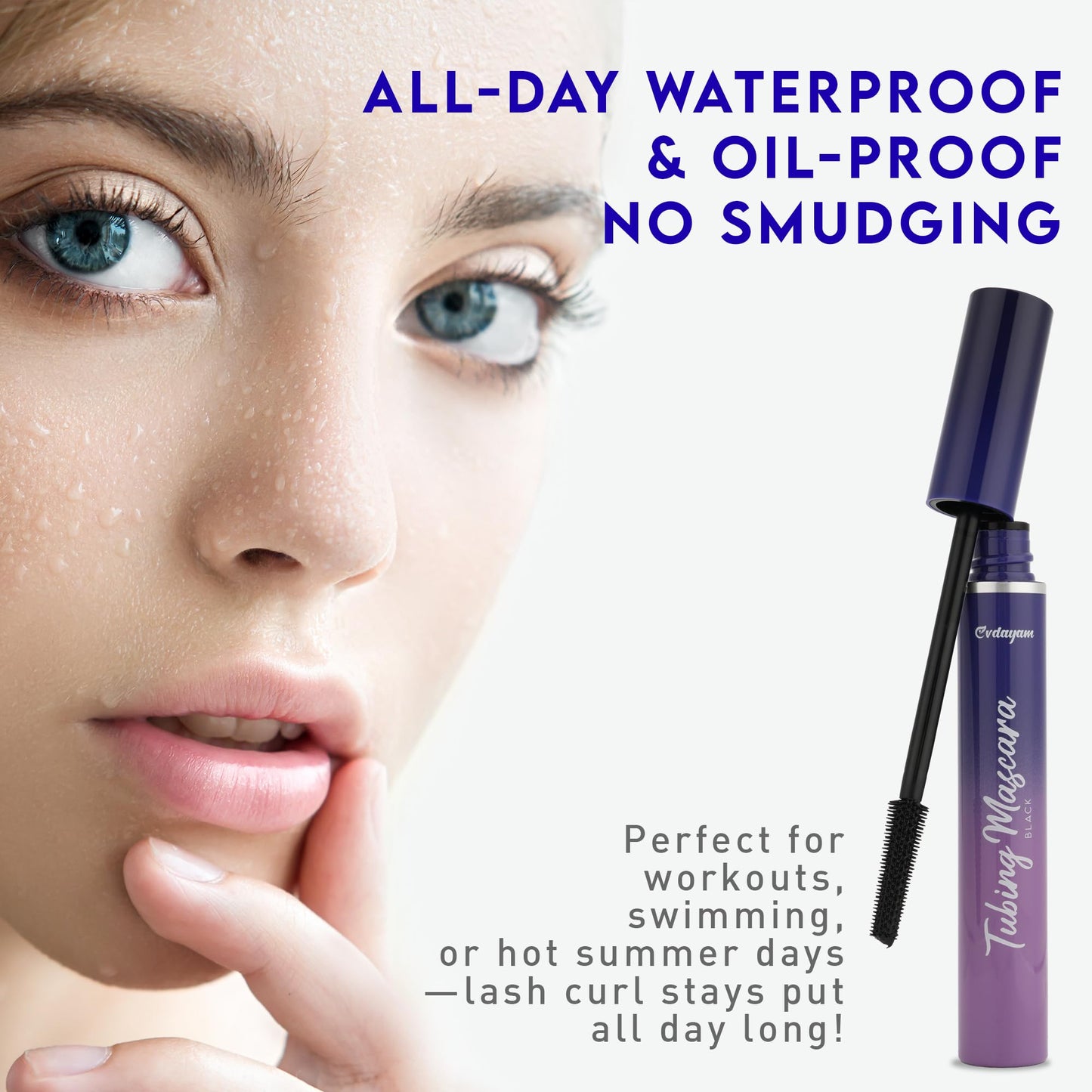 Tubing Mascara Black (Two Pack) - Lengthening Volumizing Waterproof Lash Extensions Effect - Double Pack Duo Tubular Mascara for Women - Skyhigh…