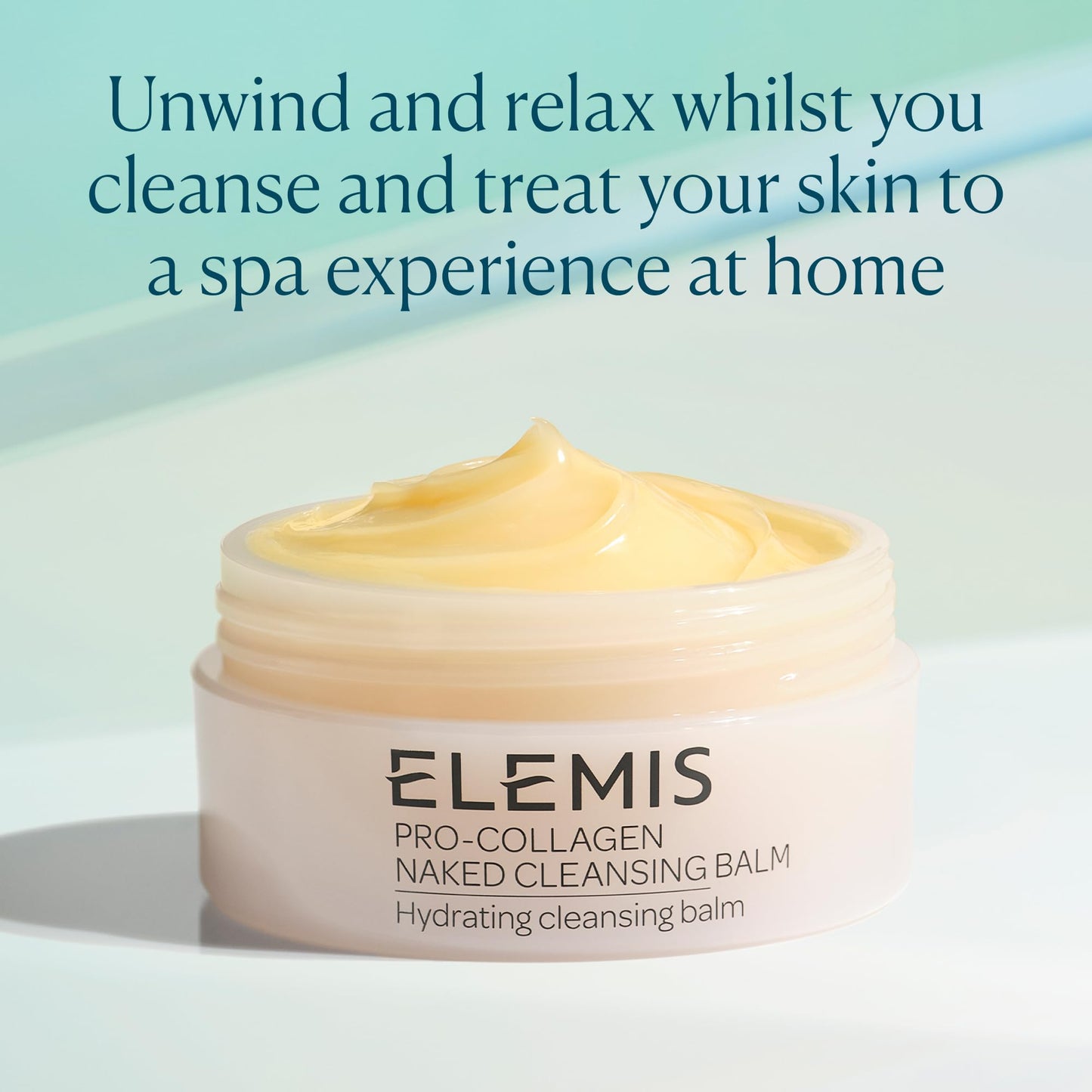 ELEMIS Pro-Collagen Cleansing Balm Waterproof Makeup Remover 100g, Dissolves Makeup, Melts From Balm to Milky Lather, Hydrating Facial Cleanser