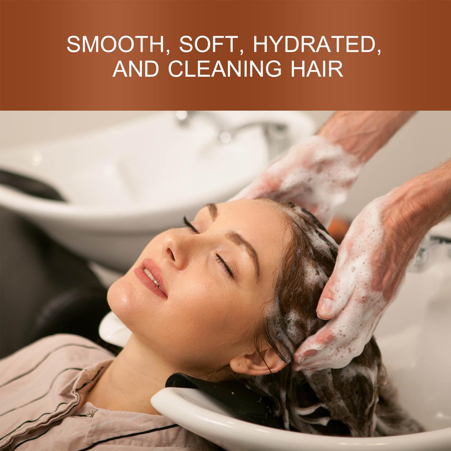 Ginger Shampoo and Conditioner Set, Deep Nourishing Shampoo and Conditioner for Hair Growth, Scalp Care, Frizz Control, and Damage Repair, Adds Shine