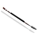 Dual-Ended Eyebrow & Lash Tint Brush - Angled Tip with Spoolie Comb for Henna by Existing Beauty