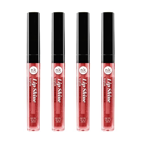 NICKA K NEW YORK Lip Shine, Cosmetics, vibrant colors, bright colors, shining lips, lip shine, long lasting (AMZ247)
