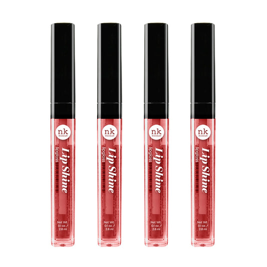 NICKA K NEW YORK Lip Shine, Cosmetics, vibrant colors, bright colors, shining lips, lip shine, long lasting (AMZ247) Beauty & Personal Care NICKA K NEW YORK