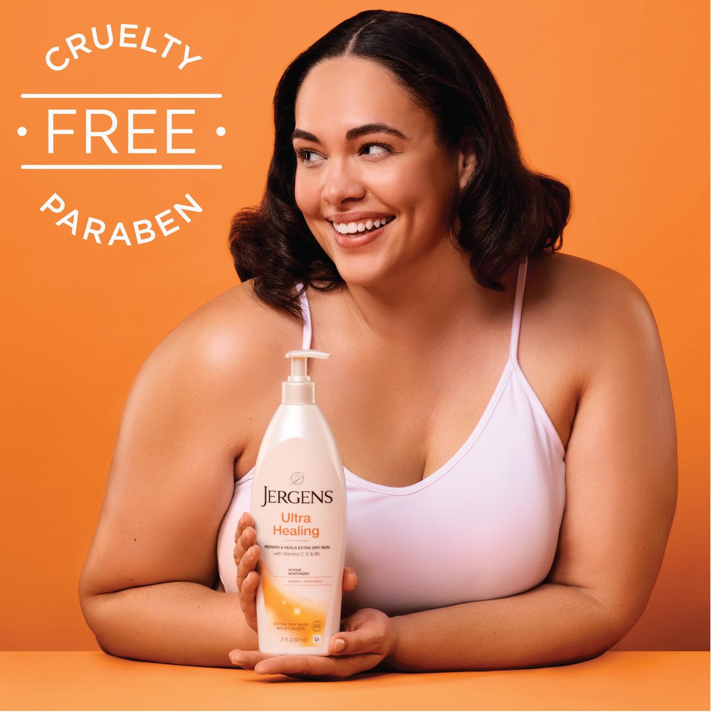 Jergens Ultra Healing Dry Skin Lotion, Hand and Body Moisturizer for Quick Absorption into Extra Dry Skin with Hydralucence Blend