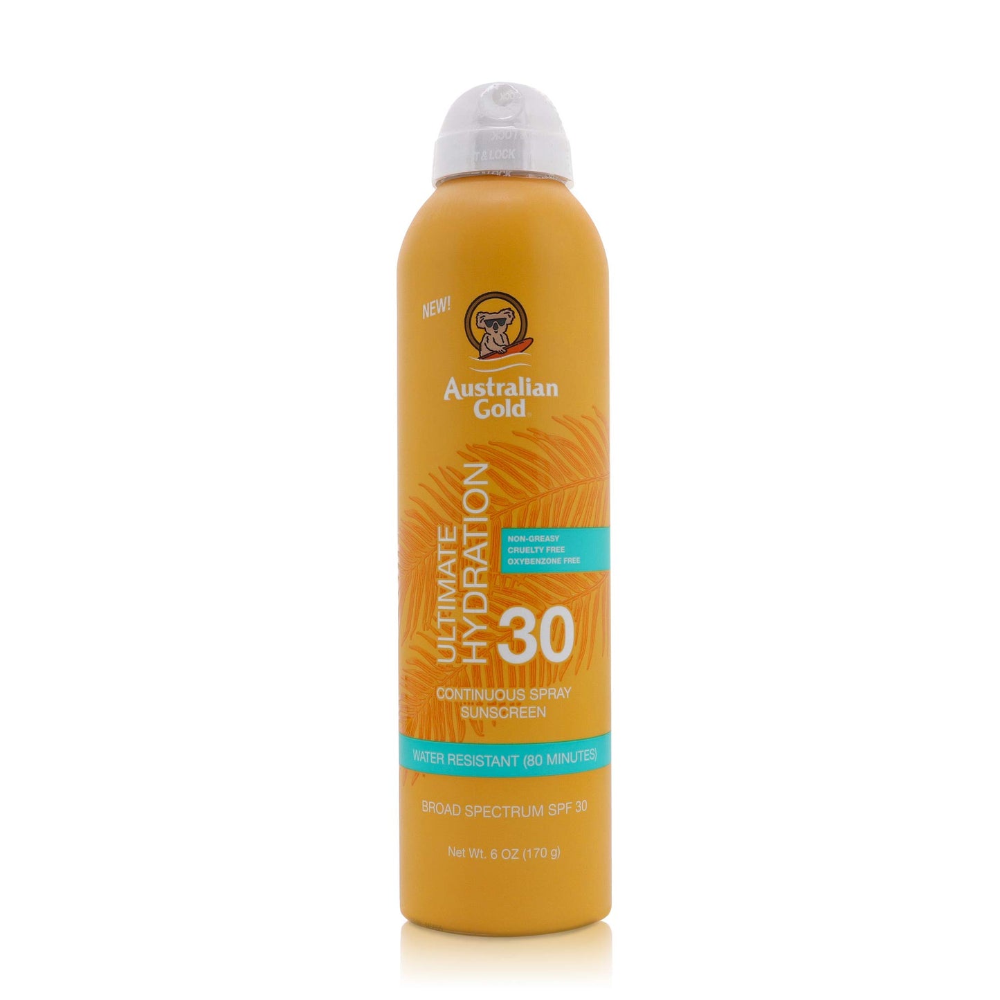 Australian Gold Continuous SPF#30 Spray 6 Ounce Ultimate Hydr (Pack of 2)