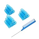 MOODKEY 18PCS Self Grip Small Hair Curlers Heatless Roller Hair Curlers Pro Salon Hairdressing Curler DIY Curly Hairstyle Hair Rollers Tools Rat Tail