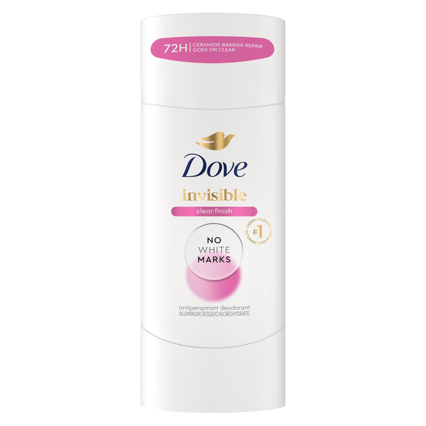 Dove Advanced Care Antiperspirant Deodorant for Women Clear Finish No White Marks 72 hour sweat and odor protection 2.6 oz Beauty and Personal Care Dove