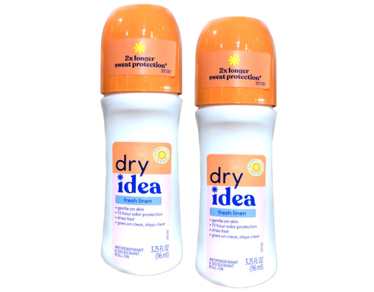 Dry Idea Fresh Linen Roll-On Antiperspirant Deodorant Fresh Linen 3.25 Ounce (Pack of 2) Beauty and Personal Care Dry Idea