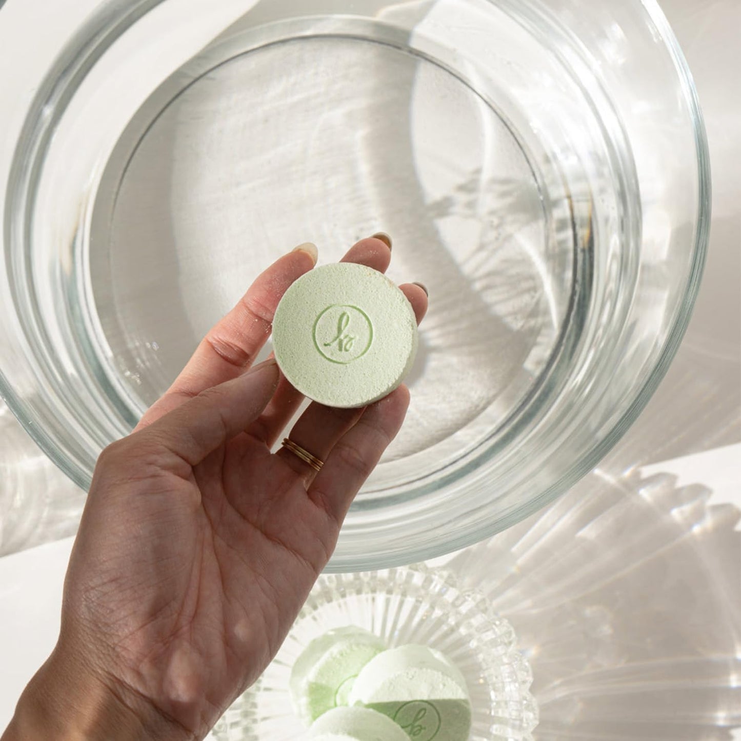 Bonblissity Mini Bath Bombs for Women, 8 pcs - Fresh Lemongrass Scented Fizzies, Multipurpose Moisturizing Bath Bomb, Shower Steamer, or Foot Soak…