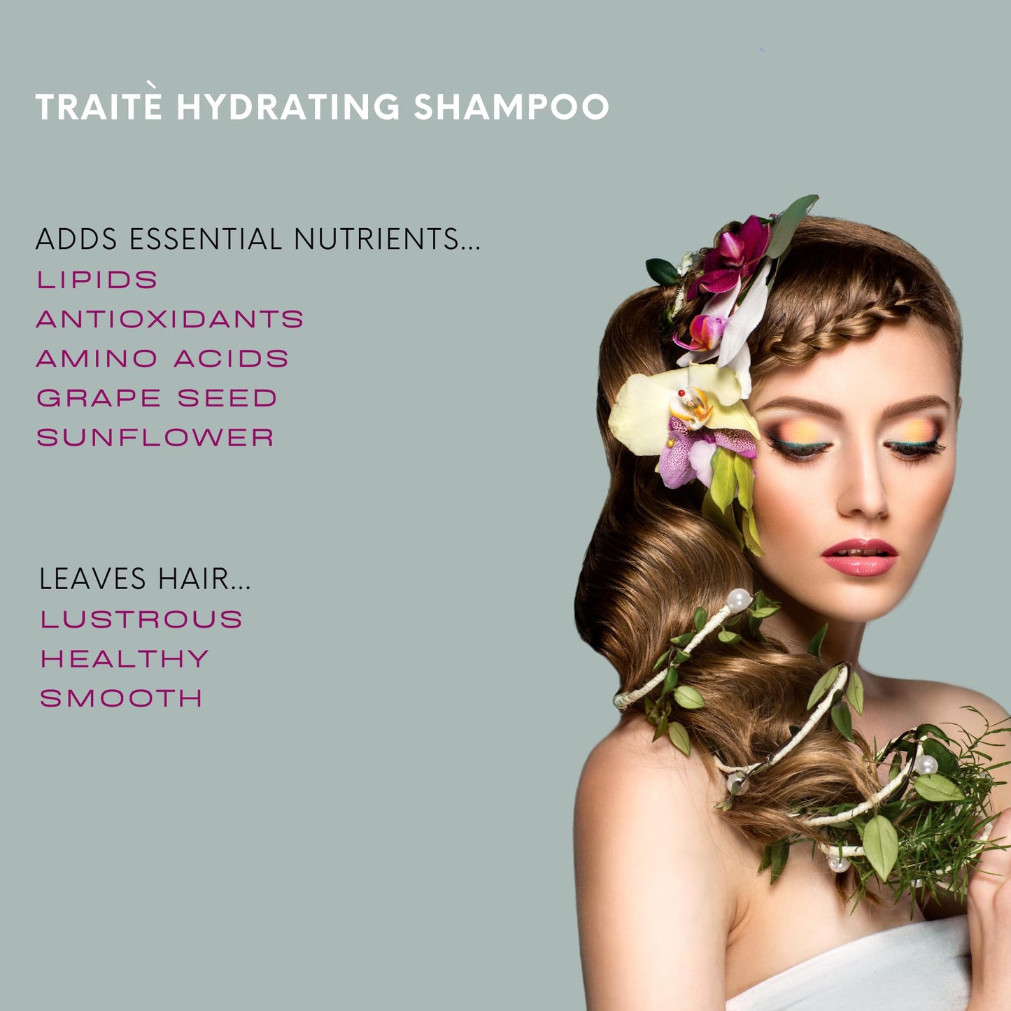 Mastey Paris Classic Professional Hair Care - Traite Shampoo 32 oz + Frehair Conditioner 32 oz Duo Set, Sulfate Free, Lipid & Amino Acid Fortified