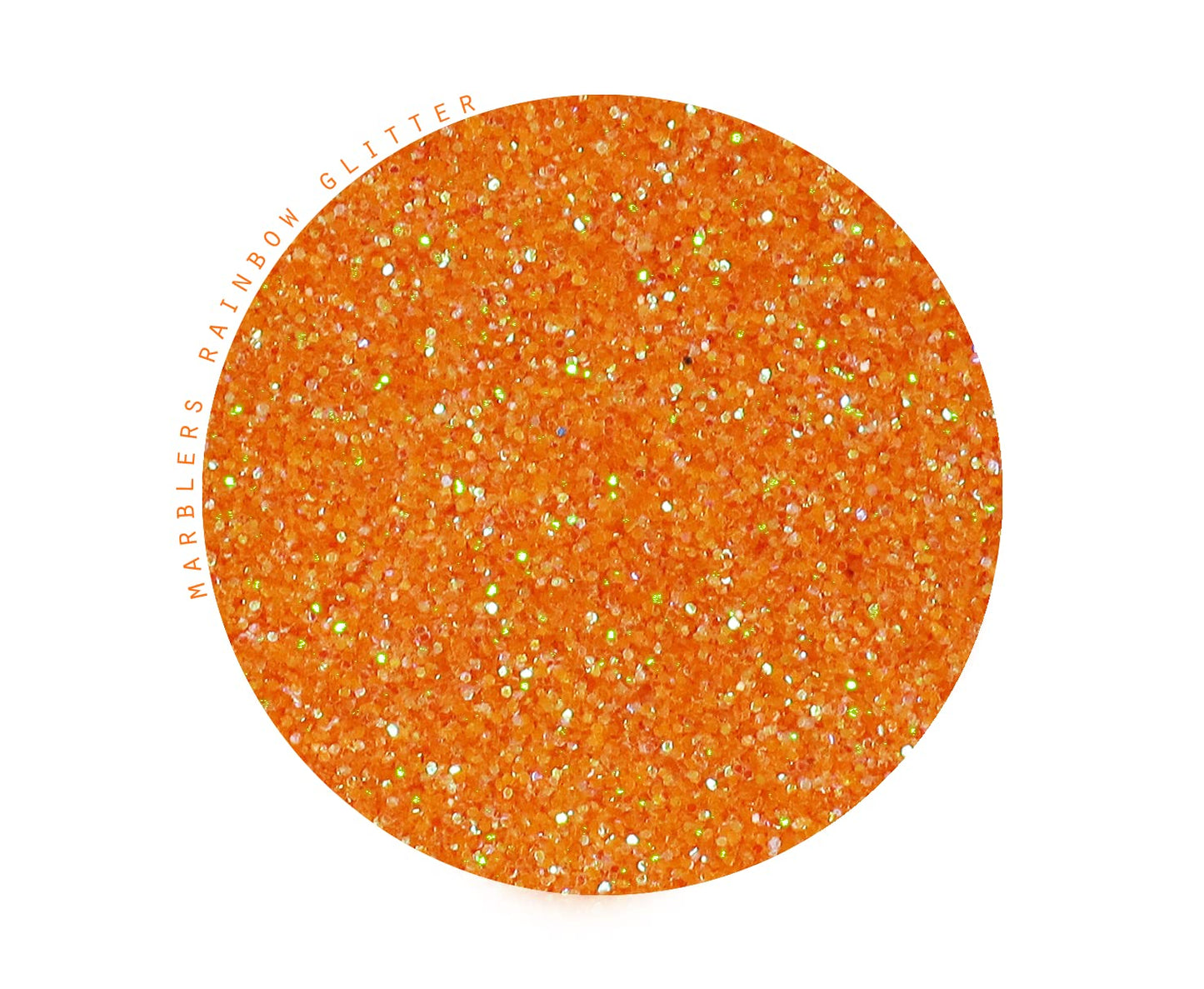 MARBLERS Holographic Glitter [Rainbow Orange] 1.5oz (42g) | Fine | Non-Toxic, Vegan, Cruelty-Free | Face, Body, Eyeshadow, Hair, Festival, Party