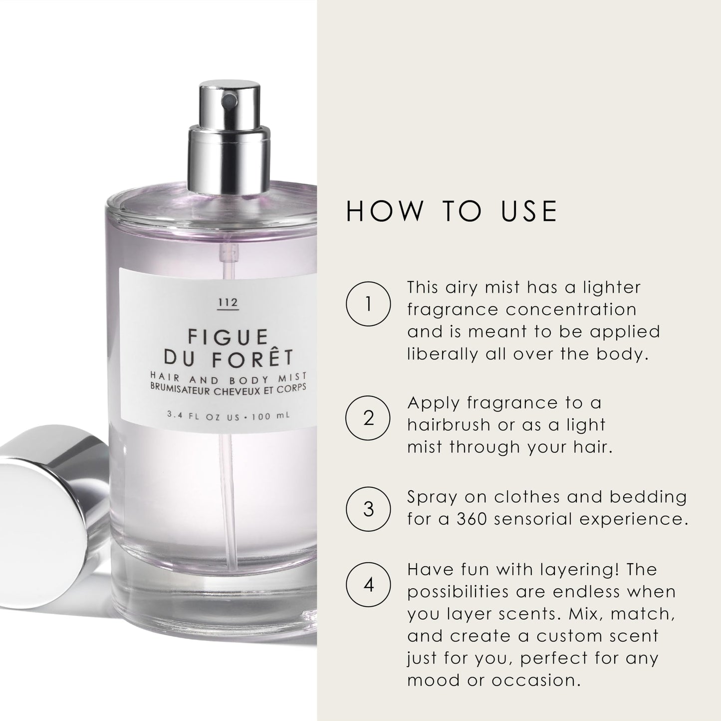 Le Monde Gourmand Fruit du Dragon Hair & Body Mist - 3.4oz (100ml) - Fruity, Coconut Fragrance Notes