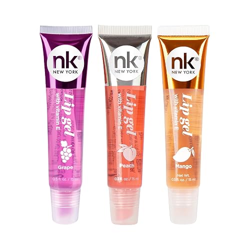 NICKA K NEW YORK Lip Gel, Hydrating, Lightweight, Glides on Effortlessly, Non Sticky Finish Lip Gel Colors