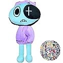 Lemoneon Dandy's World Plush 11" Astro Plush Stuffed Figure Pillow for Video Game Fans Room Decor with a Sticker Set