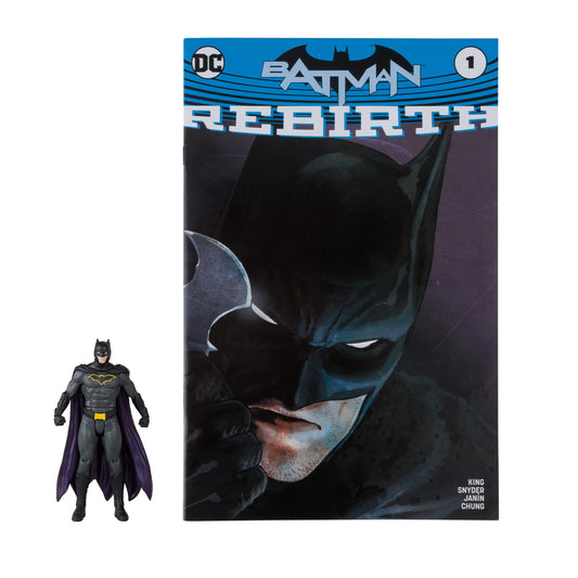 McFarlane Toys - DC Direct Page Punchers Batman 3in Figure with Rebirth Comic