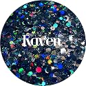 Black Polyester Glitter | Craft Glitter | Glitter for Arts & Crafts | Tumblers | Cosmetics | Nails | Epoxy Resin Art | Slime | DIY | Body Glitter | 1