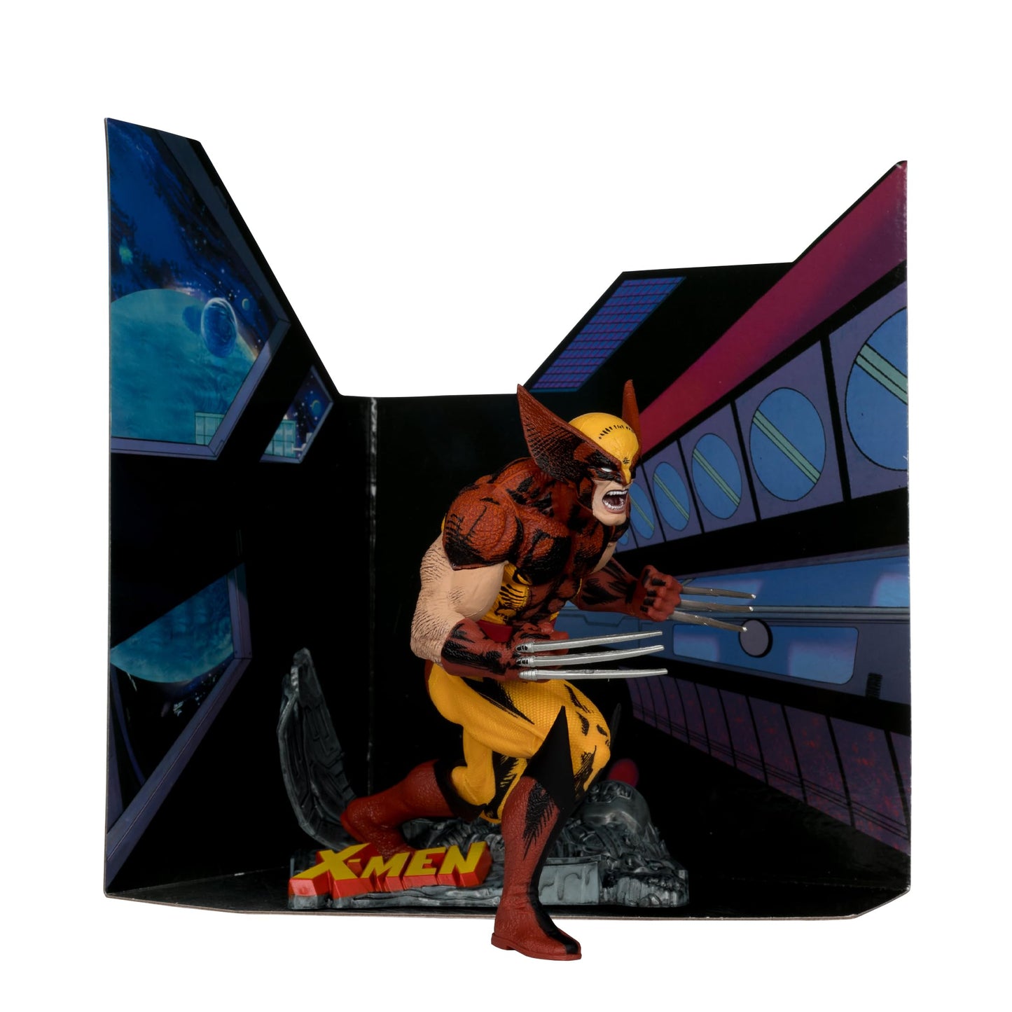 McFarlane Toys - Marvel Wolverine 1:10th Scale Posed Figure with Scene (X-Men #1)