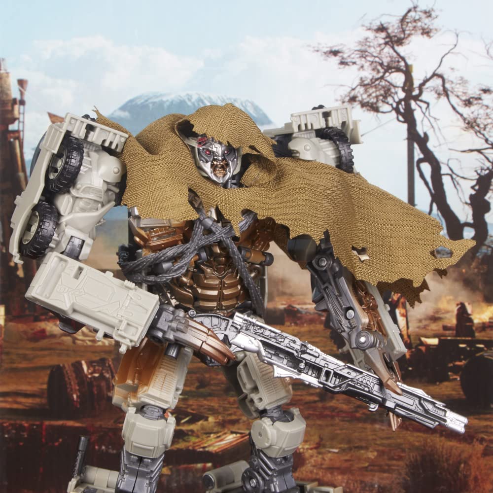 Transformers Toys Studio Series 34 Leader Class Dark of The Moon Movie Megatron with Igor Action Figure - Kids Ages 8 and Up, 8.5-inch