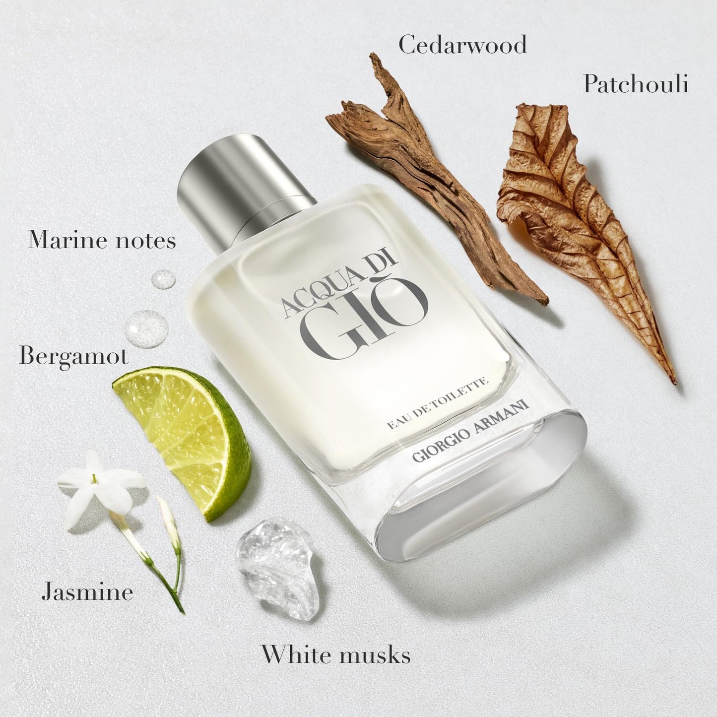 Armani Beauty - Acqua di Gio - Eau de Toilette - Cologne for Men - Long Lasting Fragrance with Bergamot notes, Jasmine, White Musks, Patchouli