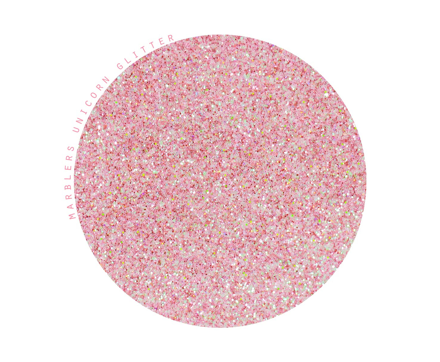 MARBLERS Holographic Glitter [Unicorn Pink] 1.5oz (42g) | Fine | Non-Toxic, Vegan, Cruelty-Free | Face, Body, Eyeshadow, Hair, Festival, Party Makeup