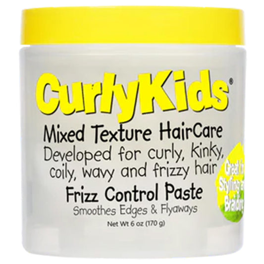 CurlyKids Frizz Control Paste - Anti-Frizz Styling Paste for Curly, Kinky, Coily & Mixed-Texture Hair - Smooth Edges, Tame Flyaways, Maximum Moisture Beauty & Personal Care CurlyKids