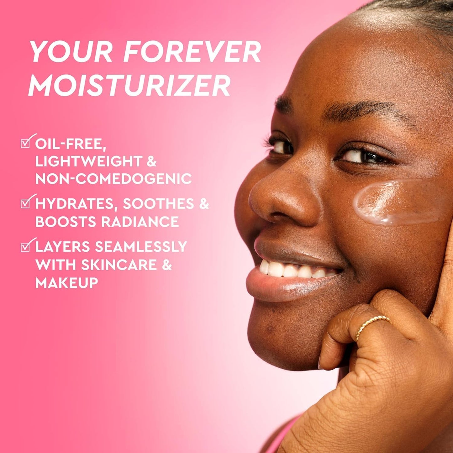 Glow Recipe Pink Juice Water Gel Moisturizer Travel Size, Korean Gel Moisturizer for Glass Skin, Oil-Free Hydrating Hyaluronic Acid Face Moisturizer