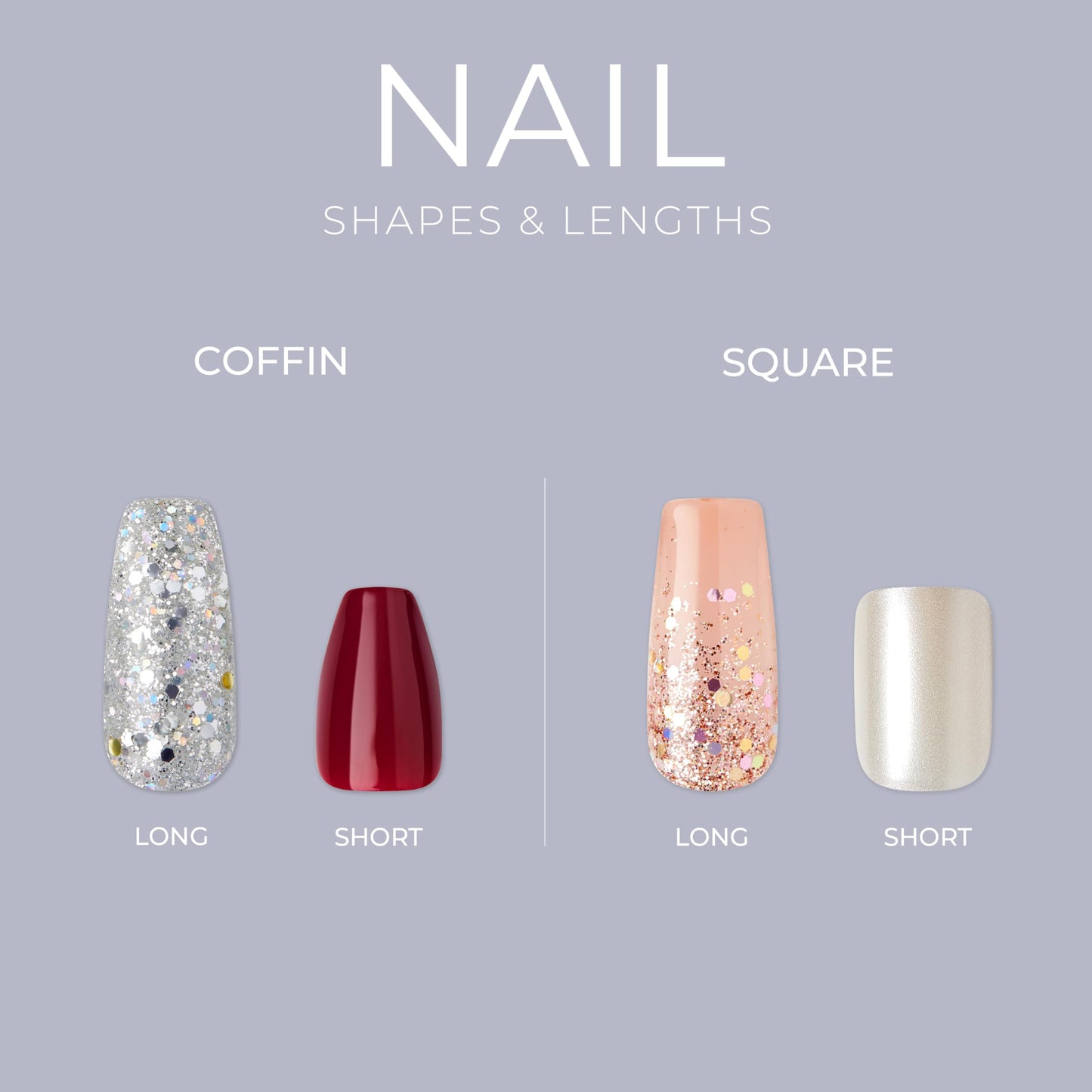 KISS Gel Fantasy Press On Nails, Nail glue included, 'Bookworm', Off White, Short Lenth, Almond Shape, Includes 28 Nails, 2g Glue, 1 Manicure Stick, 1 Beauty & Personal Care KISS