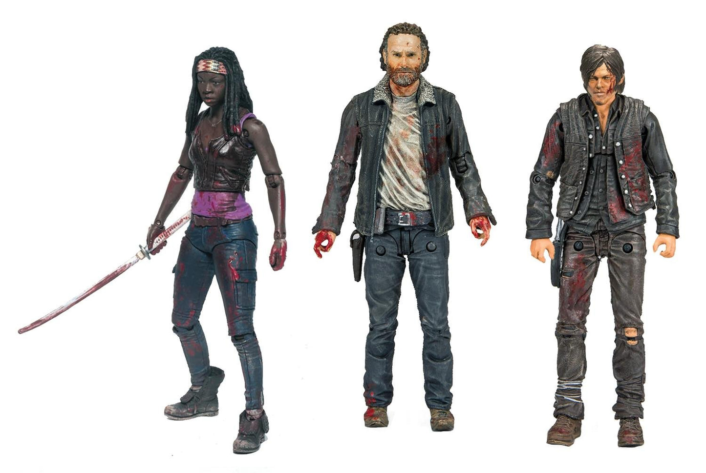 The Walking Dead 14523 Rick, Daryl & Michonne TV Hero Figure