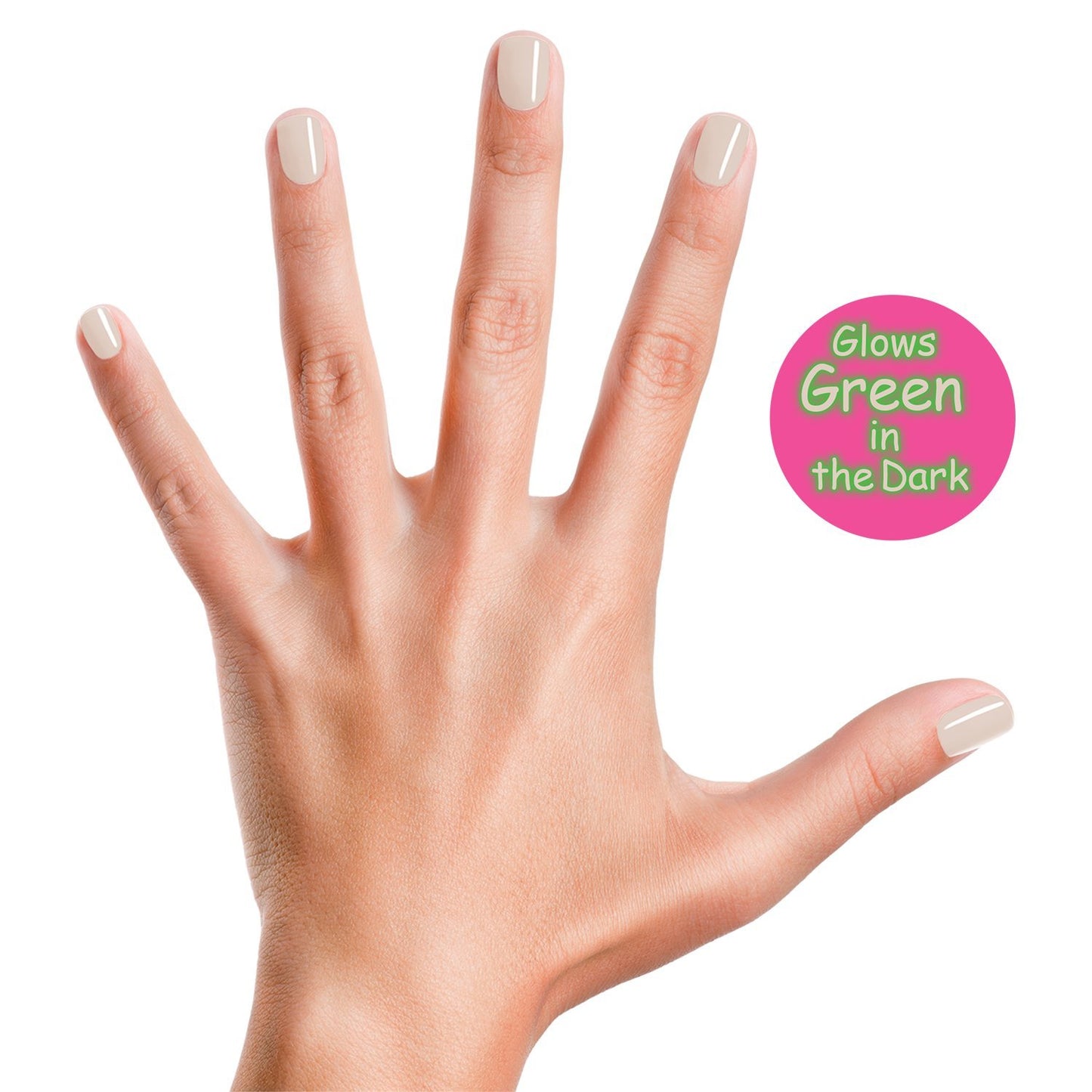 Piggy Paint | 100% Non-Toxic Girls Nail Polish | Safe, Cruelty-free, Vegan, & Low Odor for Kids | Radioactive (Clear, Glows in the Dark) Beauty & Personal Care Piggy Paint