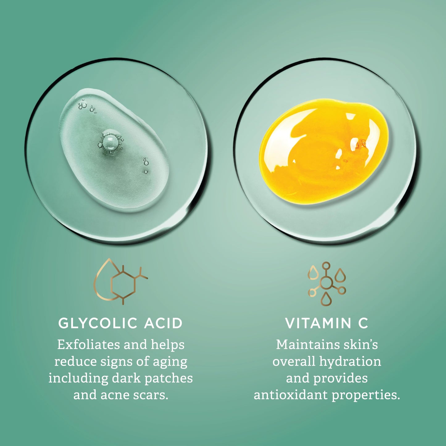 Findley Dark Spot Corrector Renewing Face Serum with Glycolic Acid & Vitamin C - Reduces Dark Spots & Signs of Aging | Hydrating (2 Fl Oz)