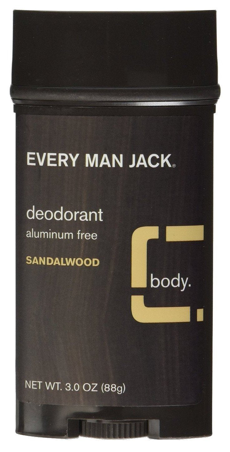 Every Man Jack Deodorant Stick, Sandalwood 3 oz (Pack of 6) Beauty and Personal Care Every Man Jack