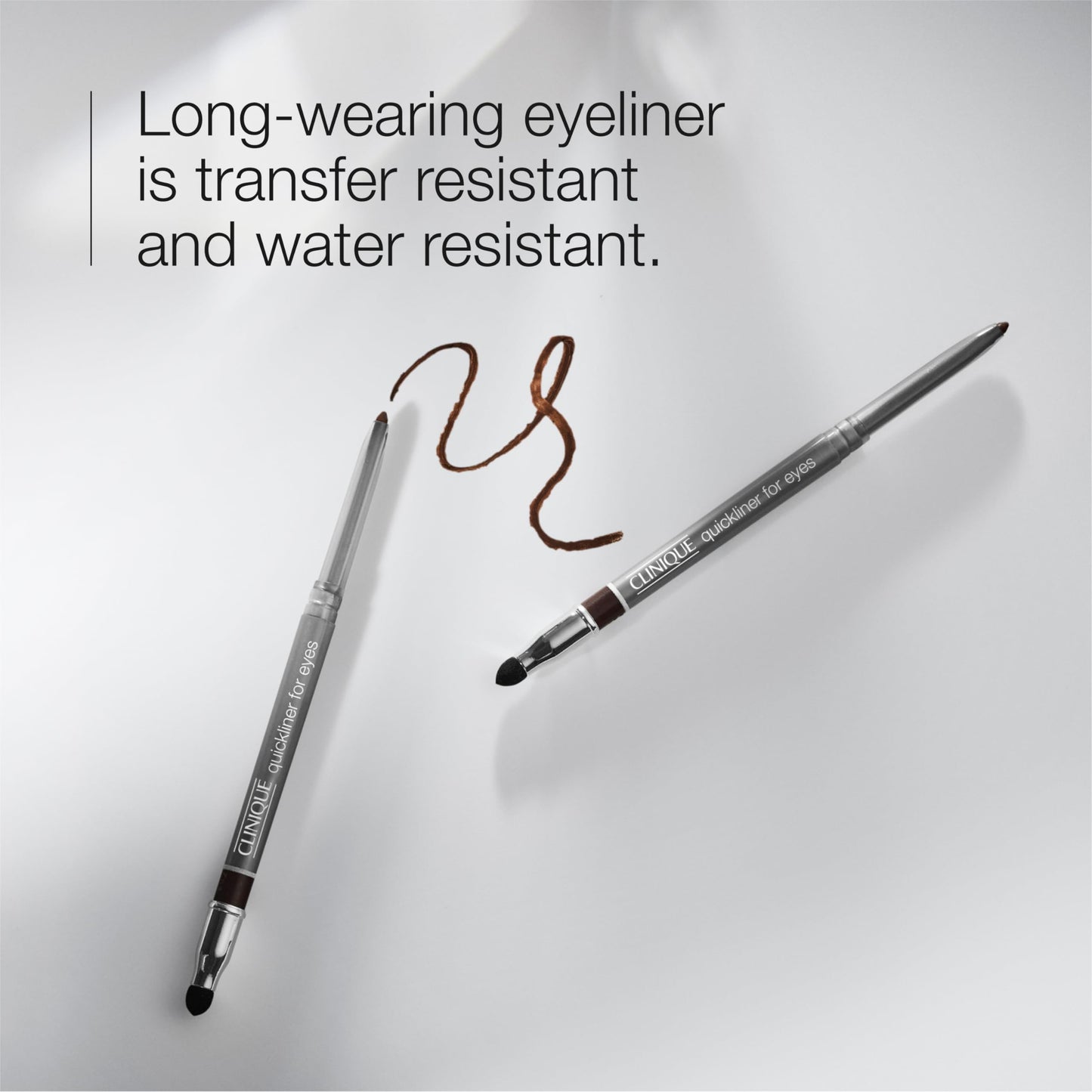 Clinique Quickliner For Eyes Eyeliner Pencil | Water Resistant, Smudge Resistant + Safe For Sensitive Eyes, Dark Chocolate, 1 Count