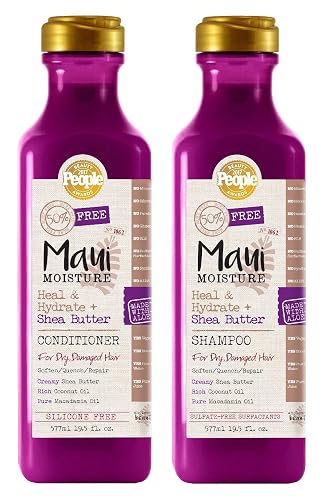 Maui Moisture Heal & Hydrate Shea Butter Shampoo & Conditioner Set 19.5 Ounce