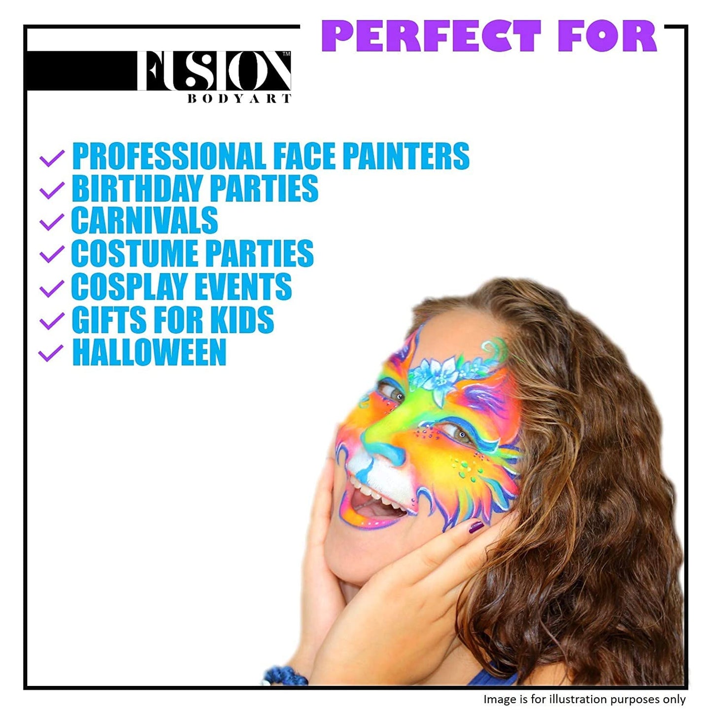 Fusion Body Art Face Paint - Prime Cardinal Red 32gr