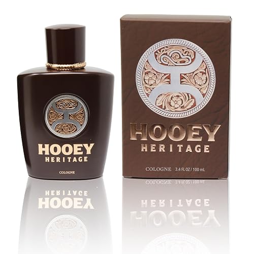 HOOEY Heritage Men’s Cologne - Sophisticated & Bold Fragrance for Men - Leather Saddle, Pine Needle Musk, Fresh Aquatic Breeze - Long-Lasting Men’s
