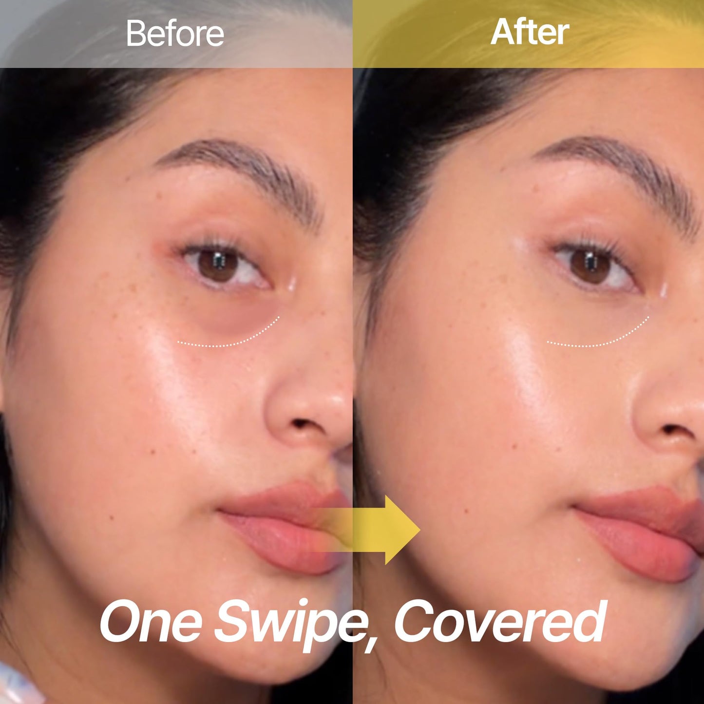 shaishaishai BANANA PDRN Conceal - Hydrating Under Eye Cream & Dark Circle Coverage, Advanced Formula with PDRN + Ectoin, Non-Sticky, Korean Skincare Beauty and Personal Care shaishaishai