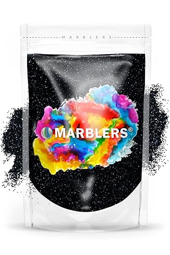 MARBLERS Twinkle Glitter [Black Knight] 3oz (85g) | Fine | Non-Toxic, Vegan, Cruelty-Free | Face, Body, Eyeshadow, Hair, Festival, Party Makeup | Nail