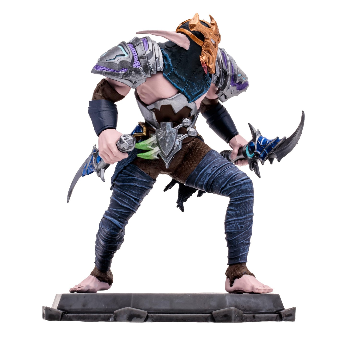 McFarlane Toys - World of Warcraft Elf: Druid/Rogue (Rare) 1:12 Scale Posed Figure