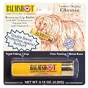BALMSHOT Classic Natural Lip Balm SPF 15 - Beeswax Chapstick with Natural Oils & Vitamin E - 20-Gauge Shotgun Shell Brass Tube - Long Lasting, Heat