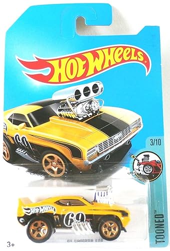 Hot Wheels 2017 Tooned '69 Camaro Z28 Treasure Hunt, Yellow