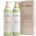 Rice Water Thinning Hair Shampoo & Conditioner - Anti Hair Loss - Regrowth & Thickening (Rice Shampoo and Conditioner (Green))