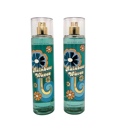 Bath & Body Works Fragrance Mist, Gift Set of 2, 8oz Each (Rainbow Waves)